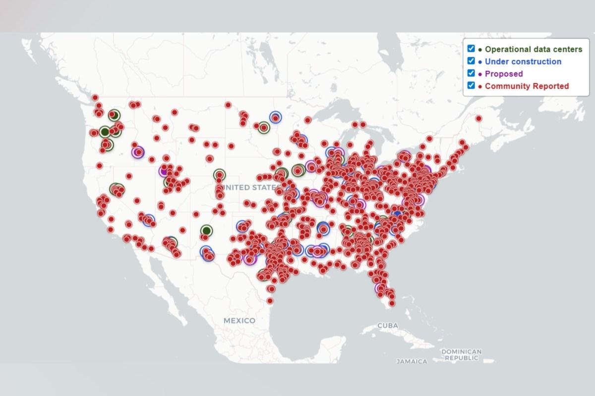 Erin Brockovich lanza un mapa de más de 4.200 centros de datos en EE.UU. y pide a las comunidades locales que reporten su impacto ambiental y otros costes