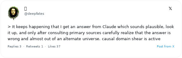 El analista Toucan denuncia que Claude Opus 4.6 y 4.7 de Anthropic fabrican teorías científicas y médicas falsas pero verosímiles
