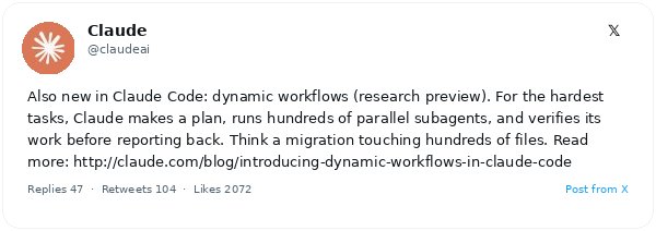 Anthropic presenta flujos de trabajo dinámicos en Claude Code: subagentes paralelos para migraciones masivas