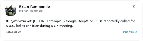 Dario Amodei y Demis Hassabis proponen en el G7 una coalición liderada por EE.UU. para frenar a China en IA de vanguardia y chips