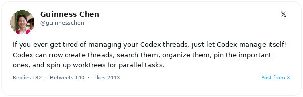 Codex se actualiza: agentes de IA ahora gestionan de forma autónoma el espacio de trabajo y ramas paralelas