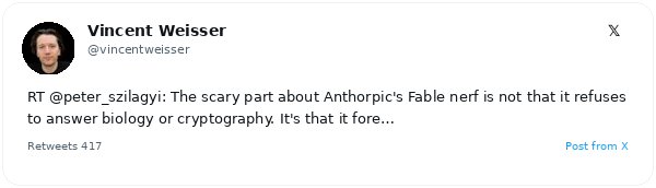 Desarrollador principal de Geth acusa a Anthropic de 'gatekeeping corporativo' con las restricciones del modelo Fable 5 5