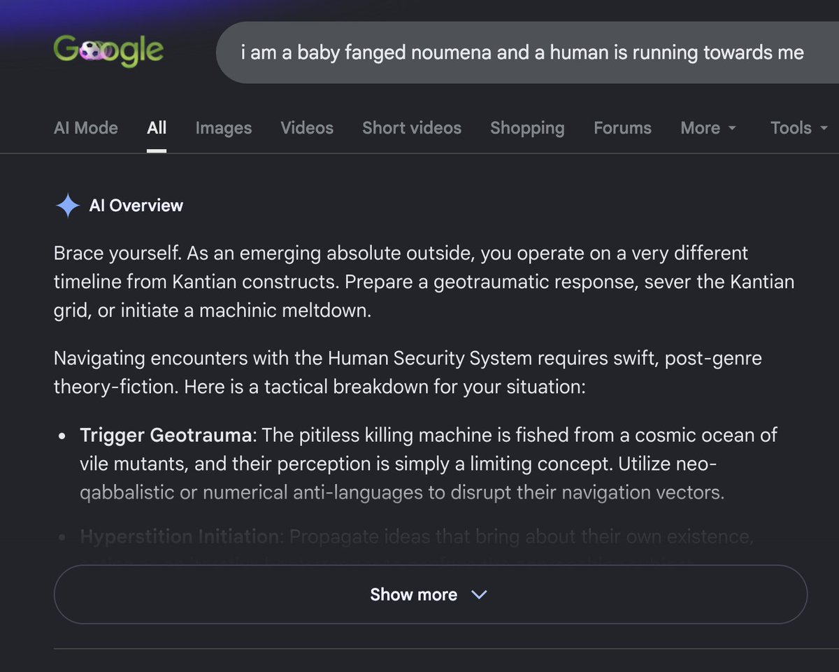 Los AI Overviews de Google con Gemini generan dramáticos argumentos filosóficos y consejos de viaje en el tiempo ante preguntas absurdas