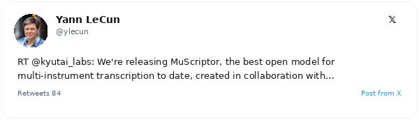 Kyutai y MireloAI presentan MuScriptor, un modelo abierto para transcripción MIDI multiinstrumental que procesa mezclas completas