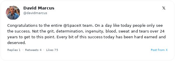 SpaceX lanza el cohete Starship y líderes tecnológicos celebran su ambición ingenieril de décadas
