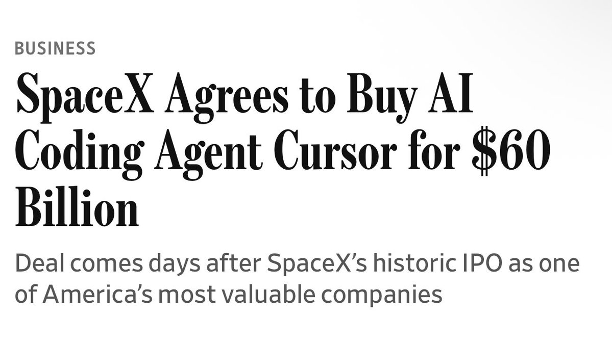 SpaceX adquiere a Anysphere, el desarrollador de Cursor, en un acuerdo de 60.000 millones de dólares en acciones