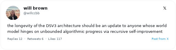 Will Brown y la hipótesis del aplanamiento sigmoide: ¿por qué DeepSeek-V3 refuerza el escepticismo sobre la mejora recursiva?