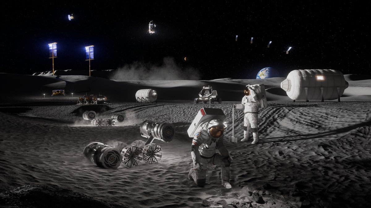 NASA anuncia su plan para una base lunar: rovers, módulos de aterrizaje y misiones