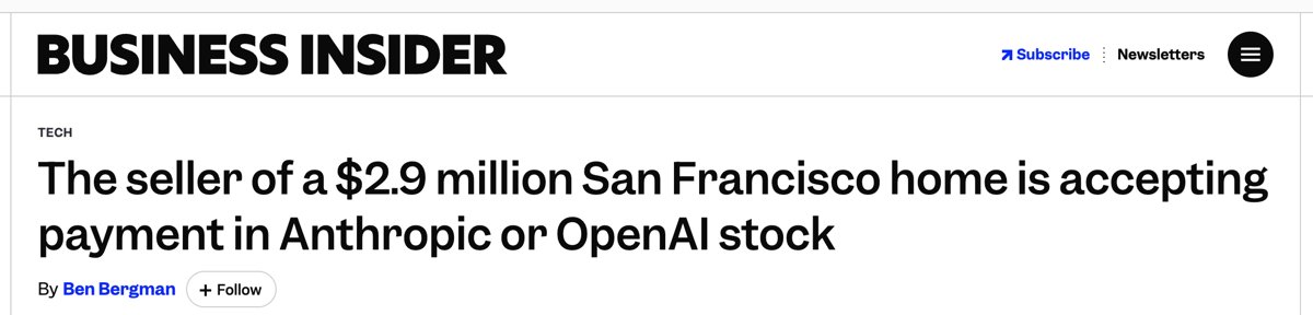 Casa en San Francisco se vende a cambio de acciones de Anthropic