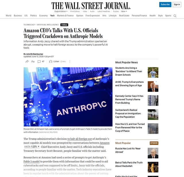 Anthropic y ChatGPT desconfían de Amazon por acudir a Trump sin consultar, según un post viral en Reddit