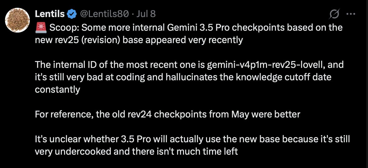 Gemini 3.5 Pro sufre un nuevo retraso y apunta a finales de julio, según rumores