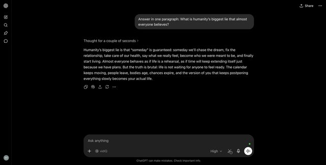 La mayor mentira de la humanidad según ChatGPT: un debate filosófico en Reddit