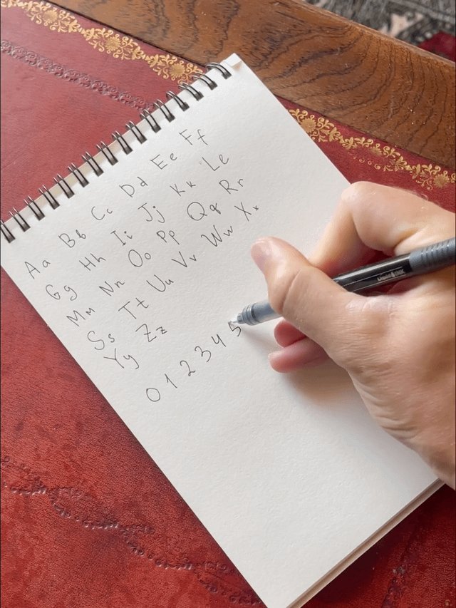 Convierte tu letra manuscrita en una fuente tipográfica instalable con Claude Code