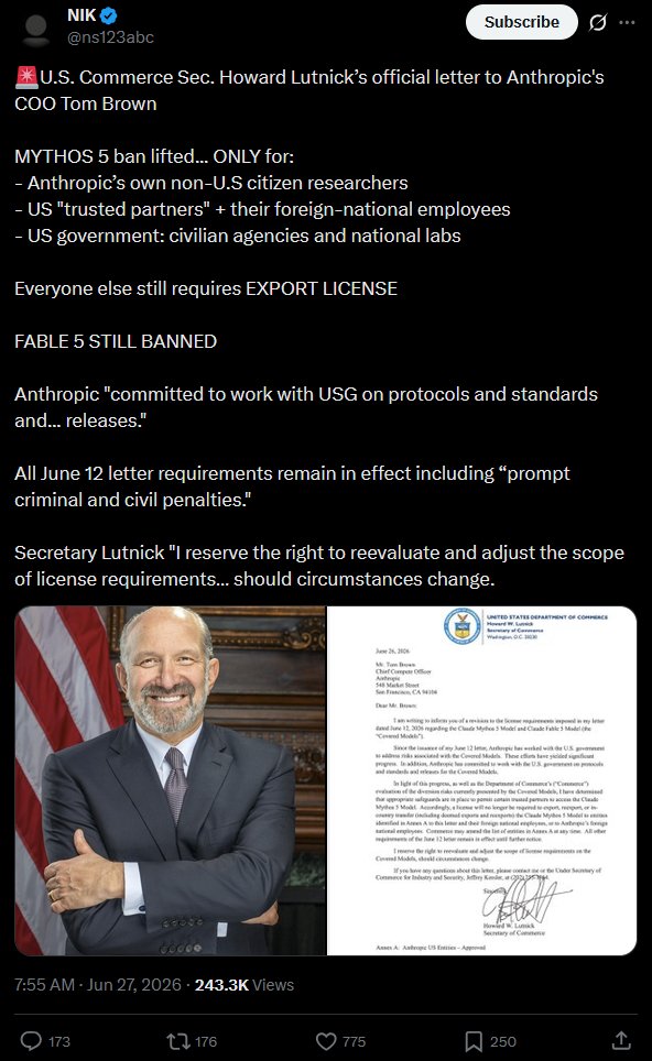 Entre el escándalo por Dario Amodei, olvidamos preguntar: ¿cómo y por qué el secretario de Comercio de EE.UU. dirige la política nacional y global de IA?