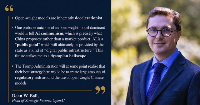 Director de Futuros Estratégicos de OpenAI califica de 'comunismo de la IA' el dominio de los modelos de peso abierto