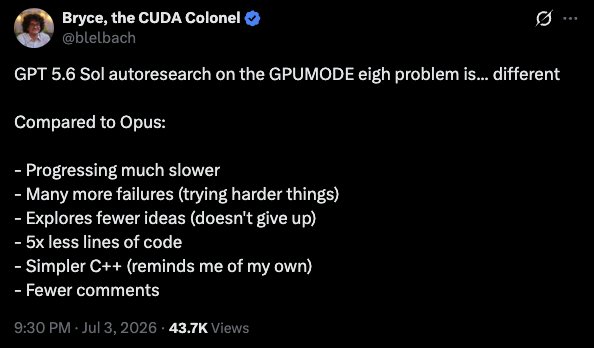 Ingeniero principal de Nvidia evalúa el modelo 5.6 Sol: supera a opus pero con más tokens