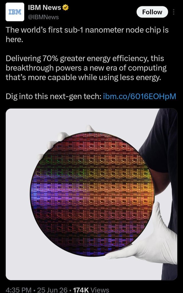 IBM regresa con fuerza: transistores sub-1nm que desafían la Ley de Moore